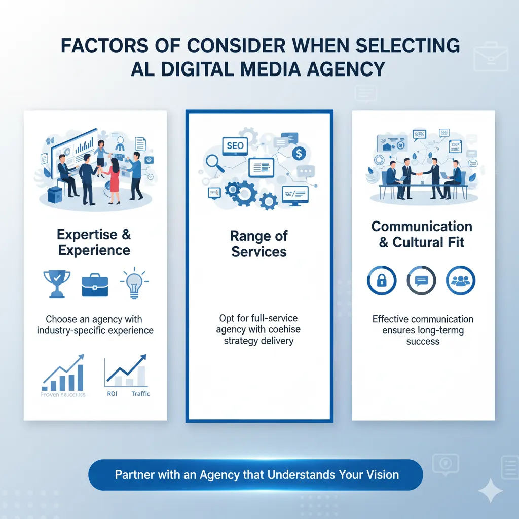 Factors to Consider When Selecting a Digital Media Agency