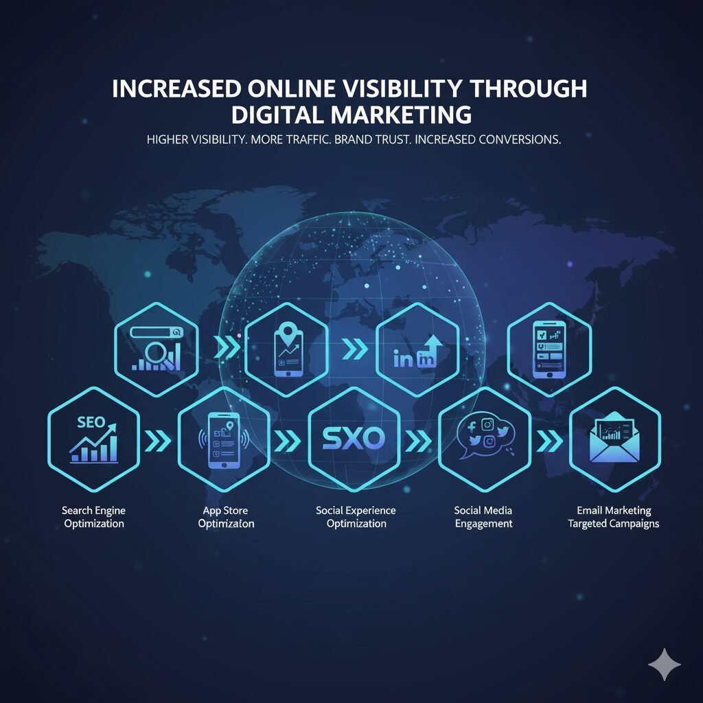 Increased Online Visibility