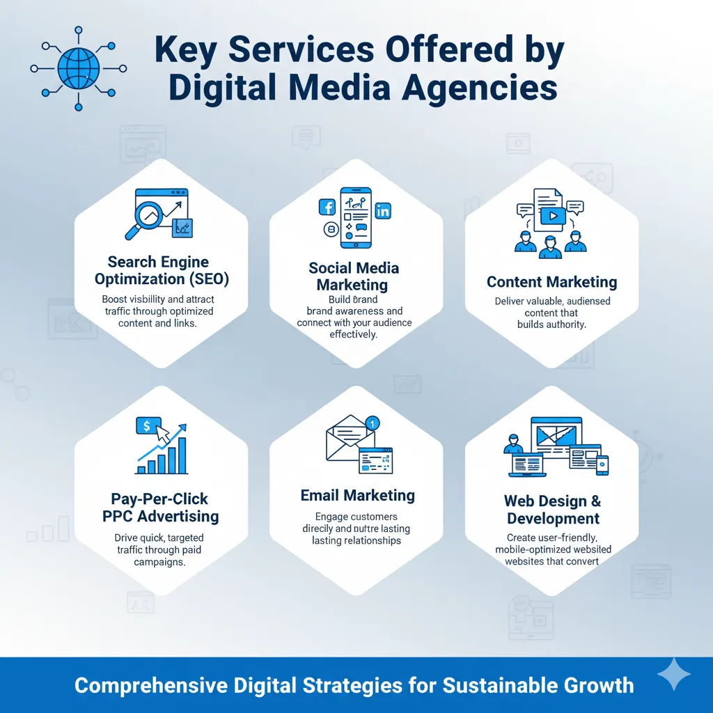 Key Services Offered by Digital Media Agencies