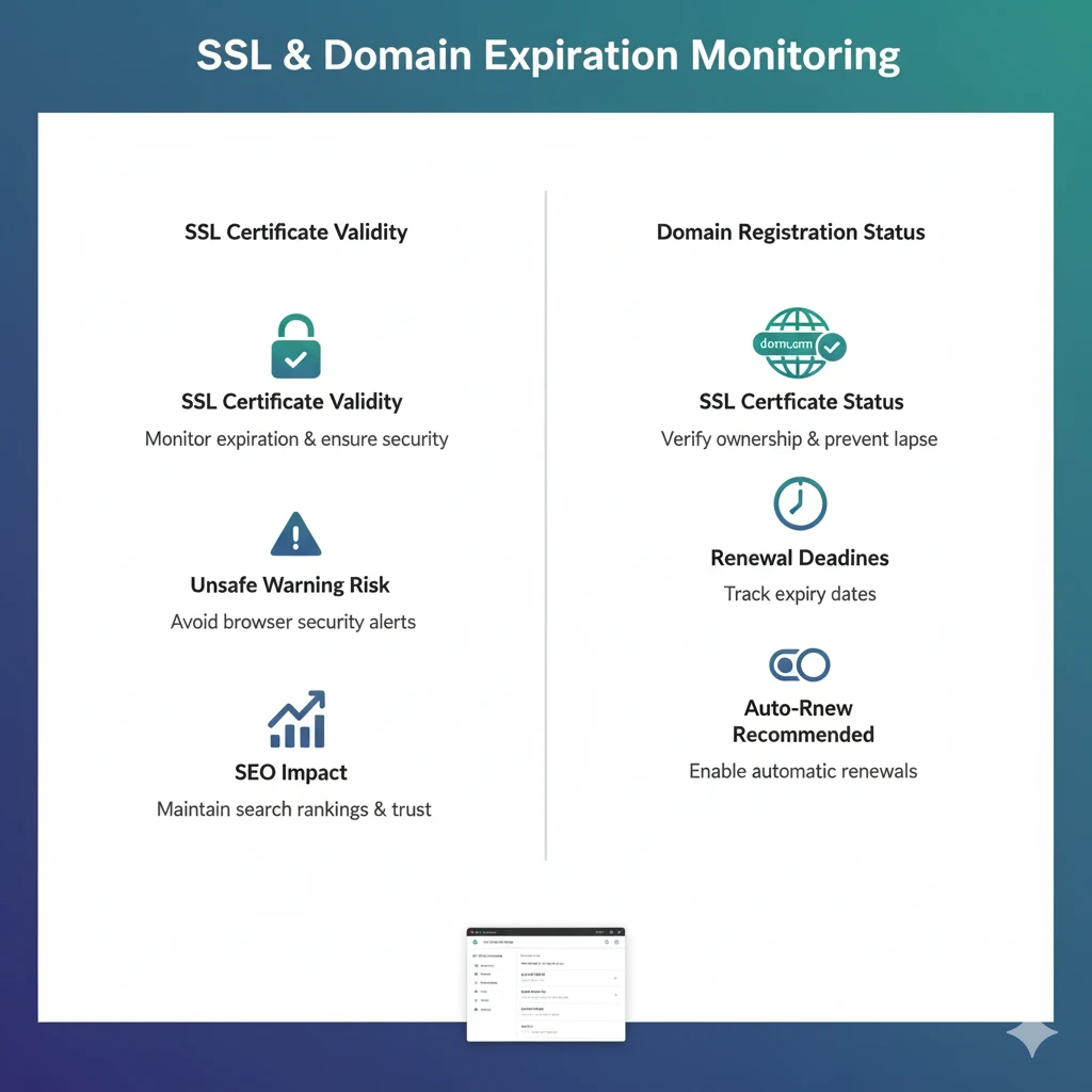 SSL/Domain expiration