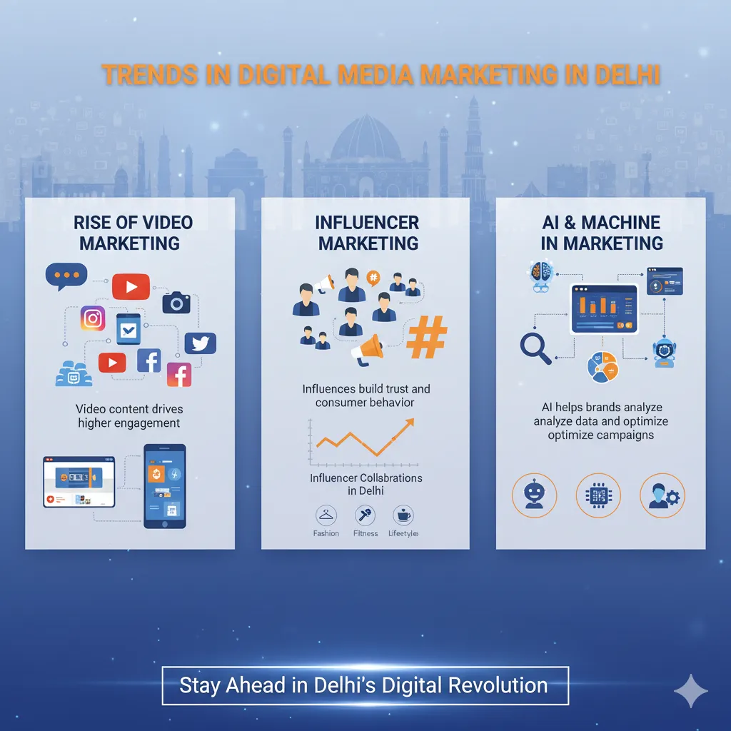 Trends in Digital Media Marketing in Delhi