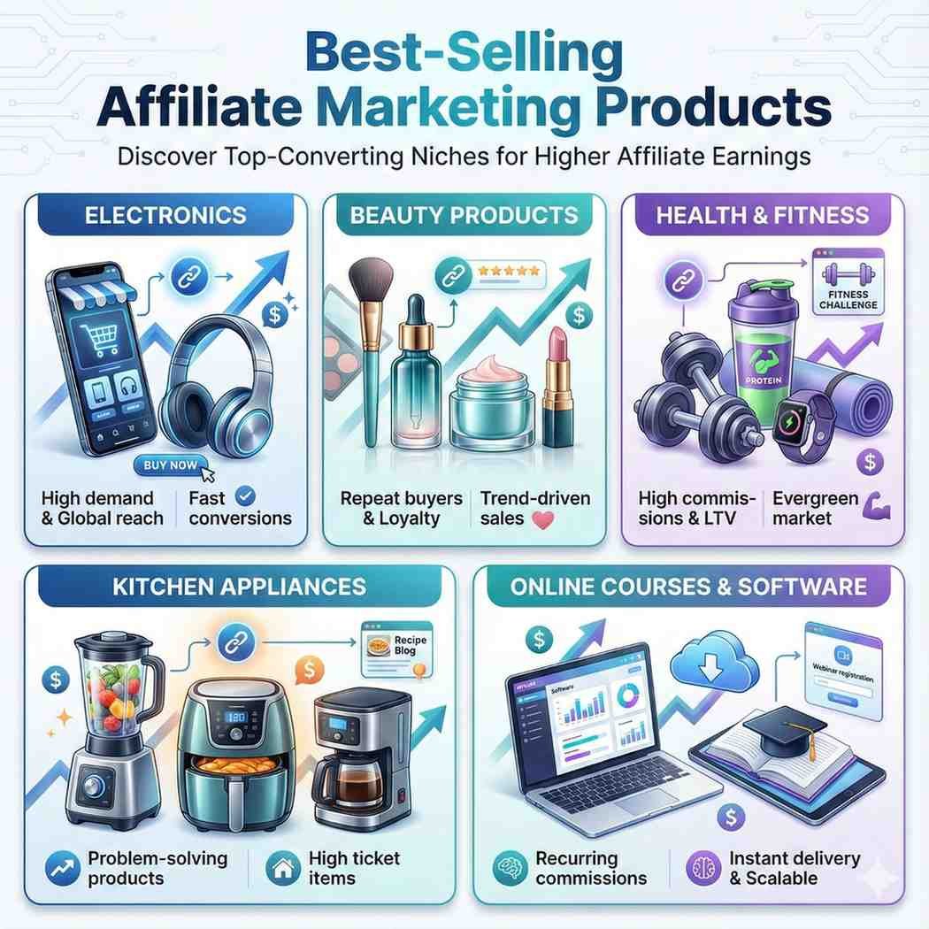 What Products Sell Best Through Affiliate Marketing?