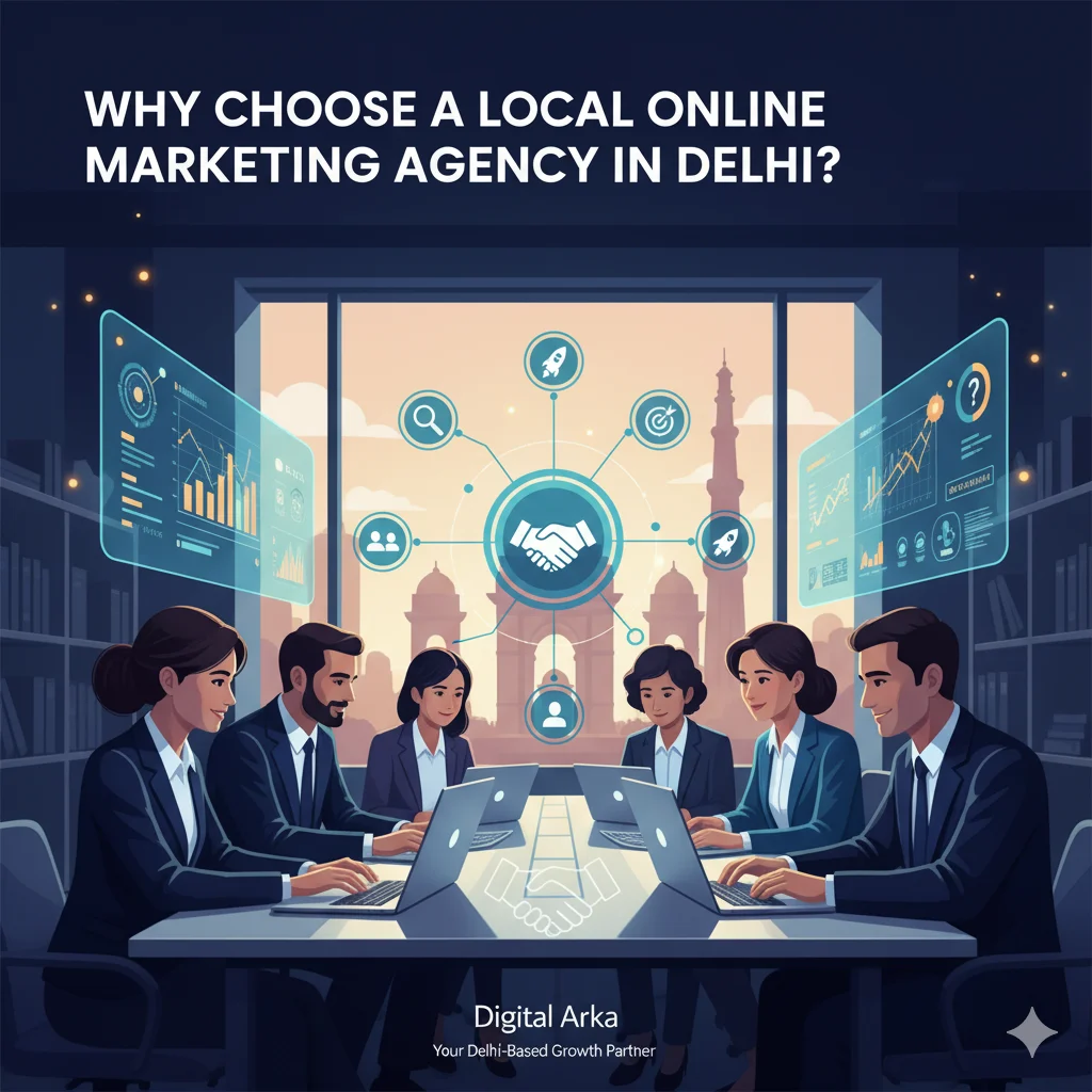 Why Choose a Local Online Marketing Agency in Delhi for Your Brand 