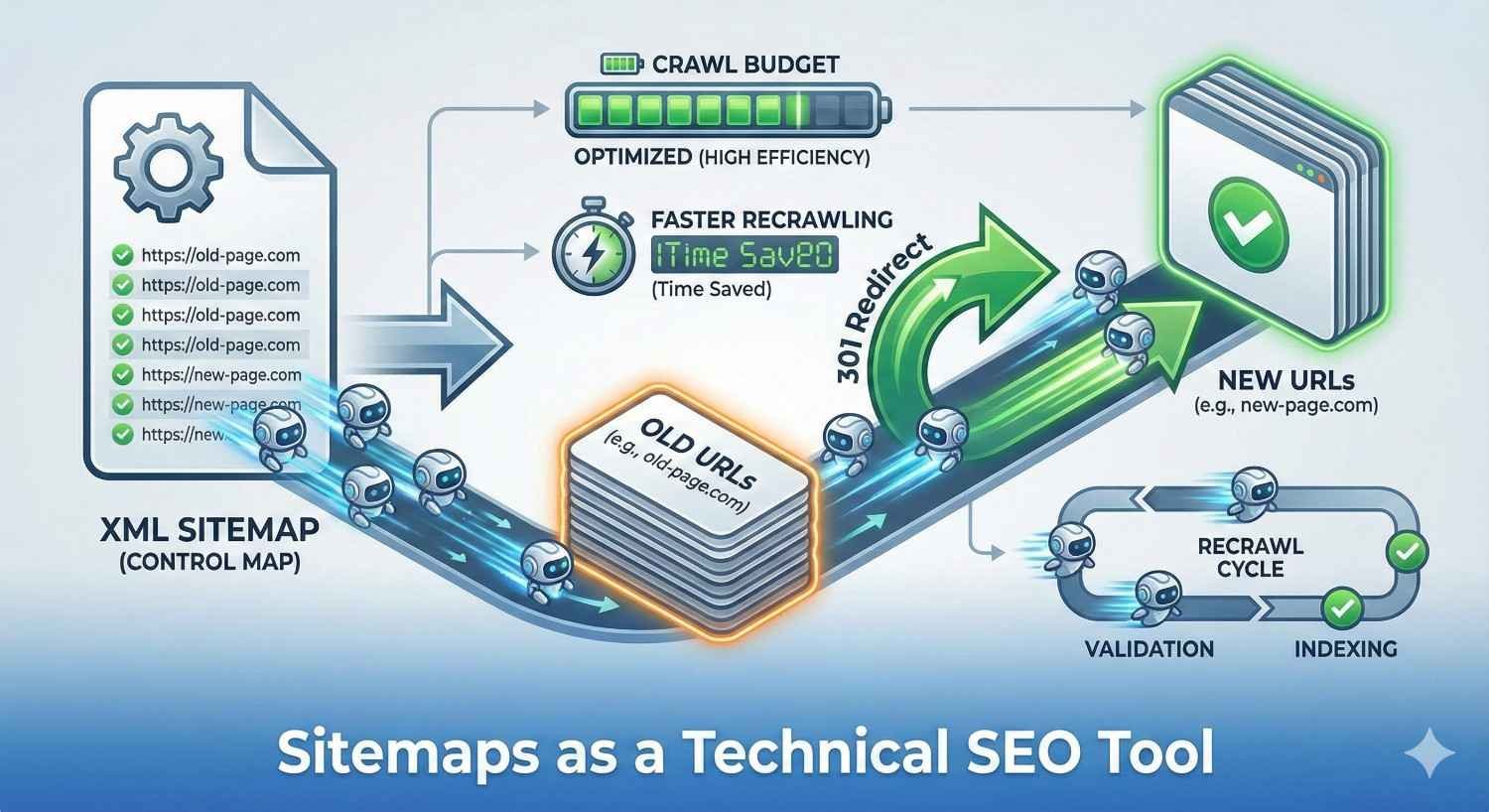Use Sitemaps to Speed Up Technical Fixes