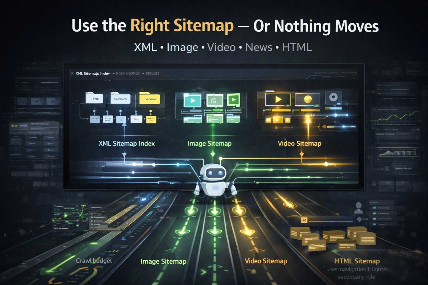 Different Sitemap Types and When We Recommend Using Them