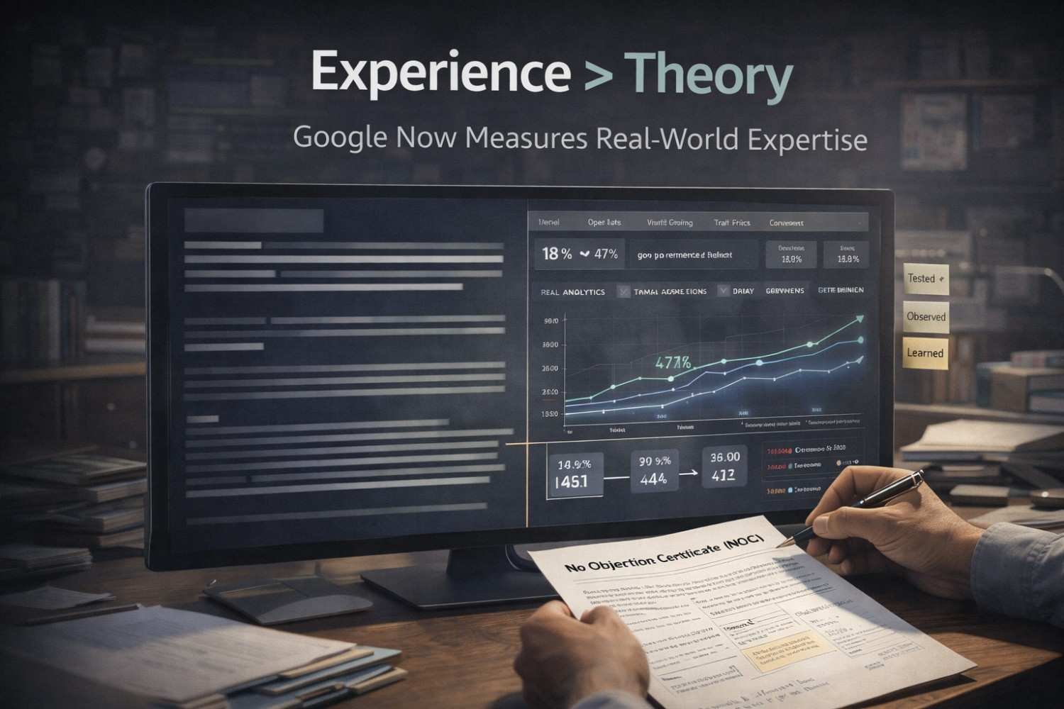 Real-World Experience Is Now a Measurable Ranking Factor