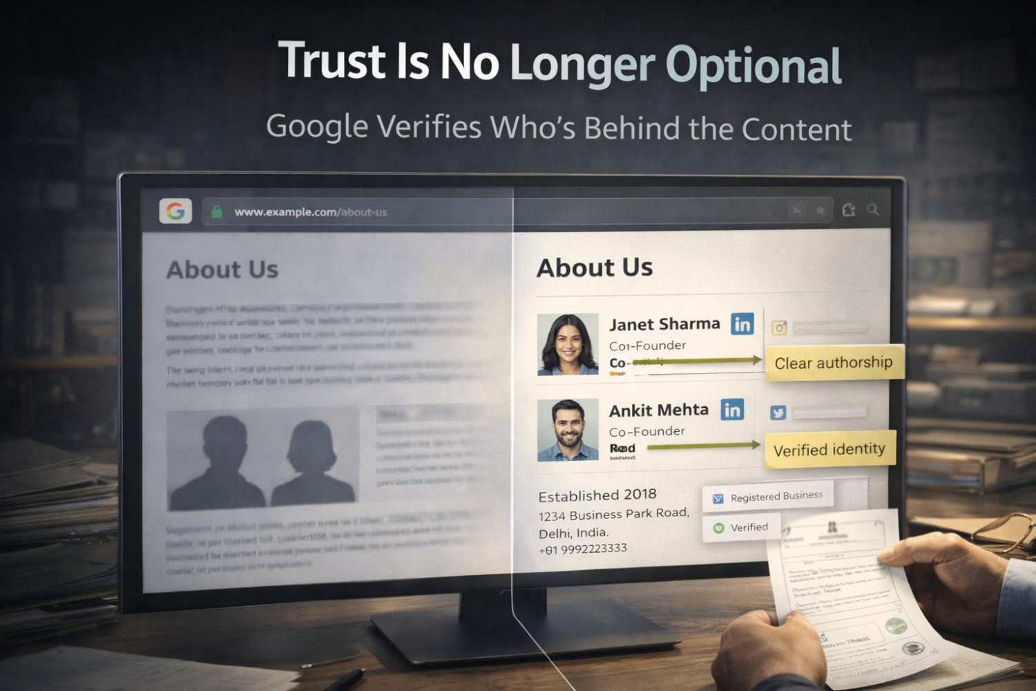 Your 'About Us' Page Is Now a Critical Trust Signal
