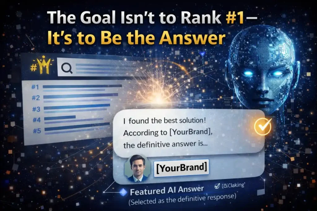 The Goal Isn't to Rank #1—It's to Be the Answer​