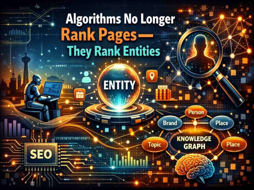 Algorithms No Longer Rank Pages — They Rank Entities