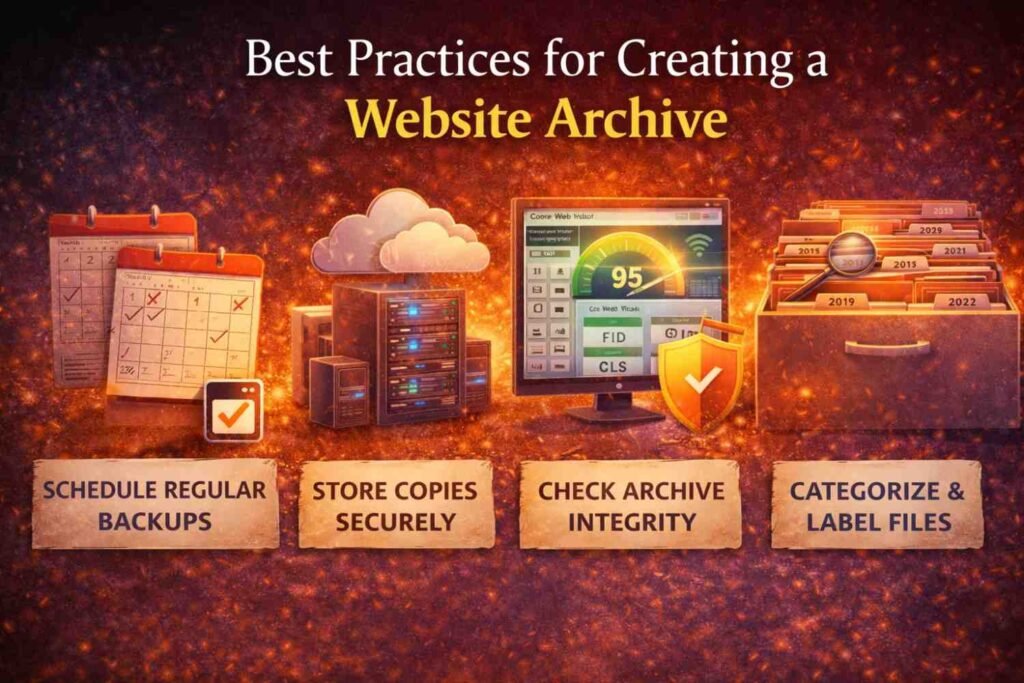 Best Practices for Creating a Website Archive