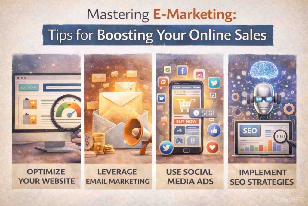 Mastering E-Marketing: Tips for Boosting Your Online Sales
