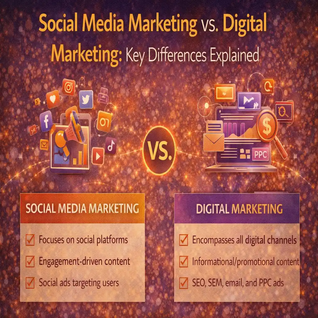 Social Media Marketing vs Digital Marketing