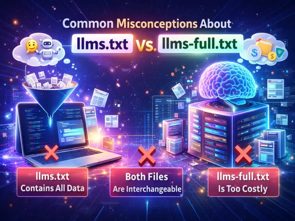 Common Misconceptions About llms.txt and llms-full.txt