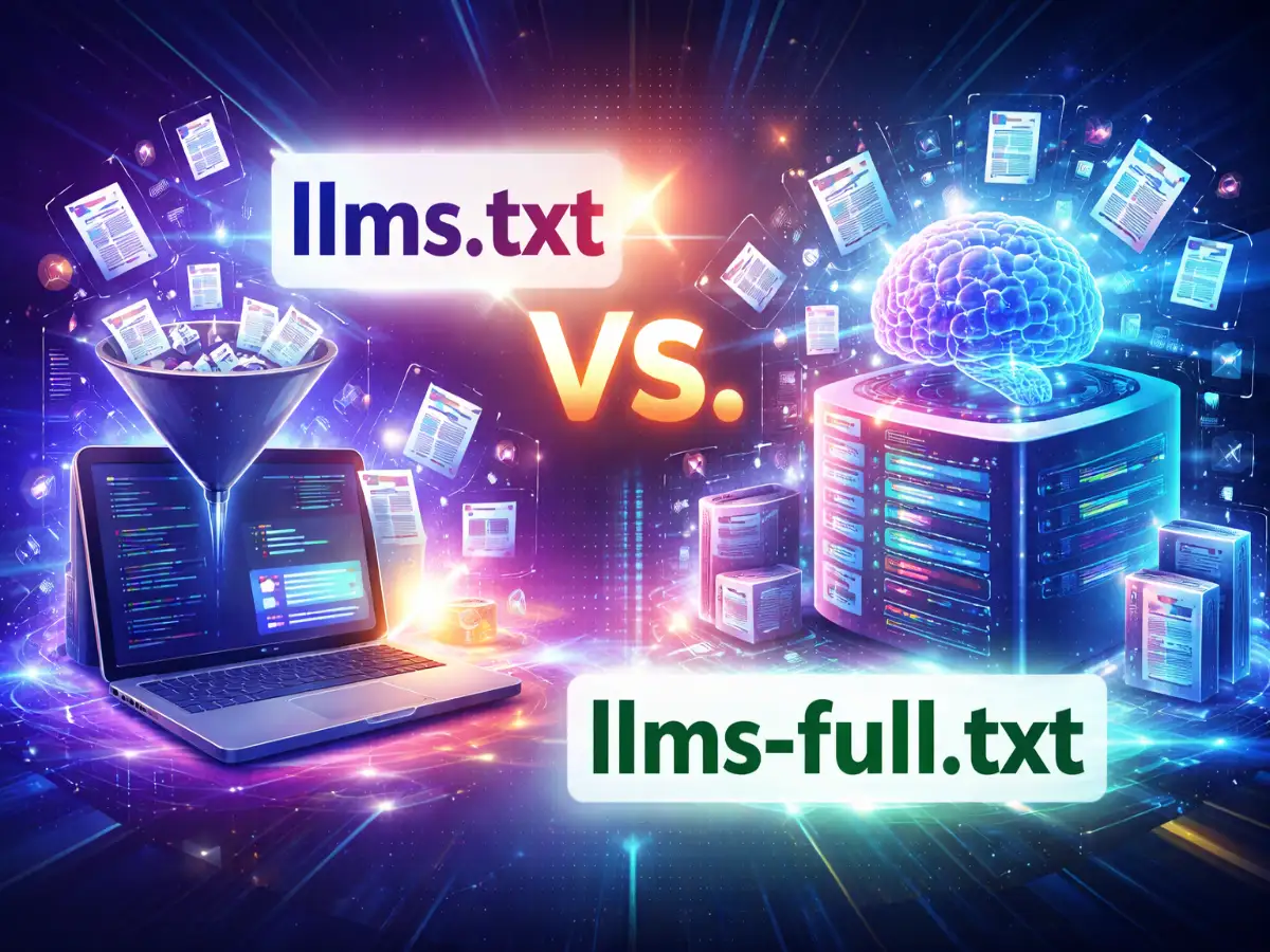 llms.txt vs llms-full.txt: Key SEO & AI Differences