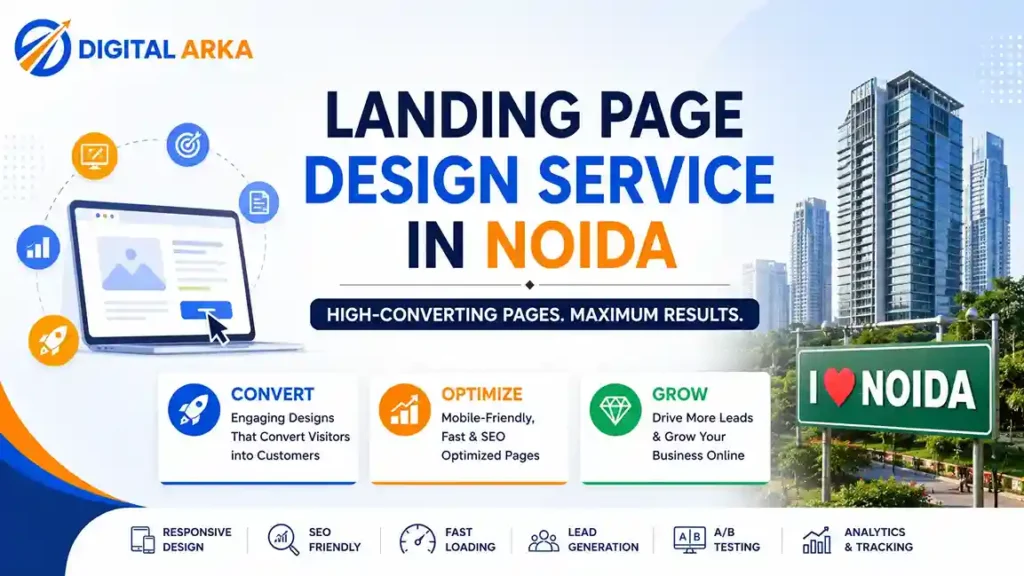 Landing Page Design in Noida