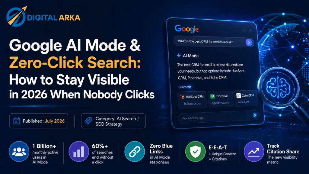 Google AI Mode & Zero-Click Search: How to Stay Visible in 2026 When Nobody Clicks