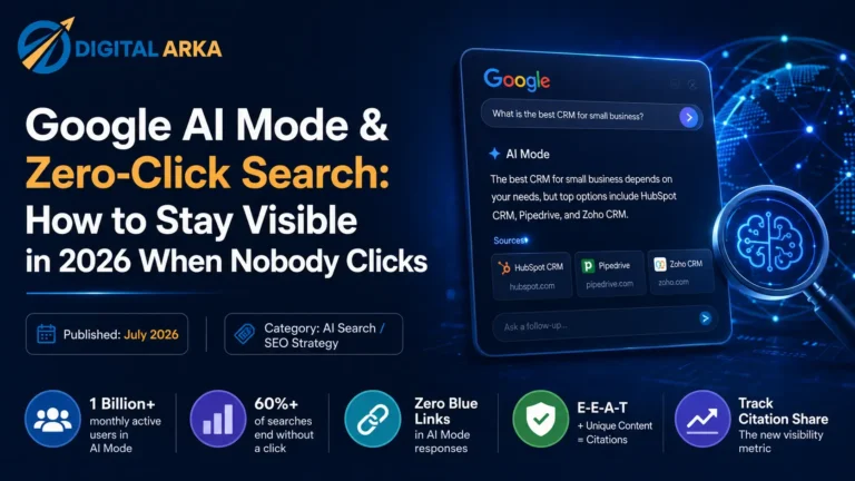 Google AI Mode & Zero-Click Search: How to Stay Visible in 2026 When Nobody Clicks