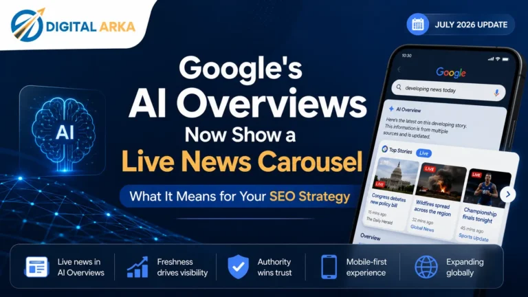 Google’s AI Overviews Now Show a Live News Carousel — What It Means for Your SEO Strategy