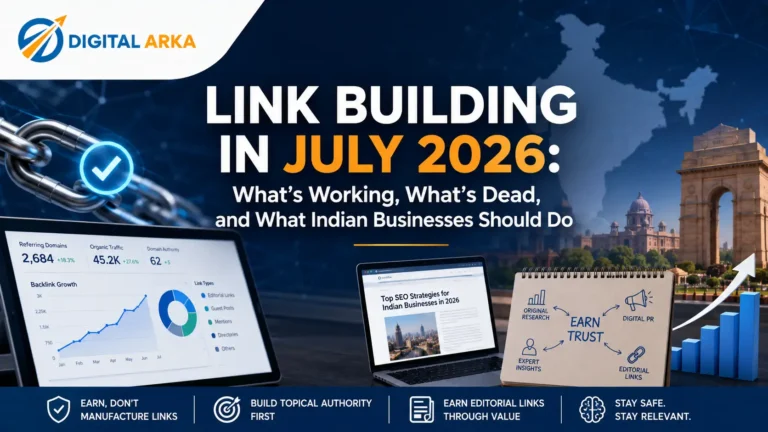 Link Building in July 2026: What’s Working, What’s Dead, and What Indian Businesses Should Do