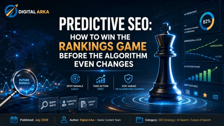 Predictive SEO: How to Win the Rankings Game Before the Algorithm Even Changes