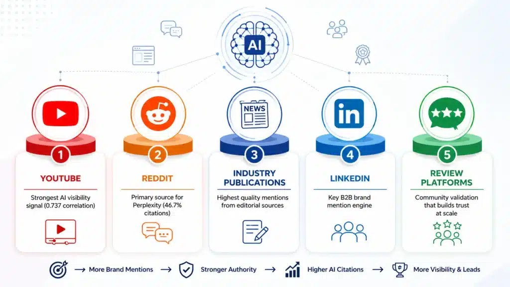 The Platforms That Drive AI Citation Most