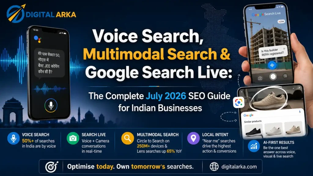 Voice Search, Multimodal Search & Google Search Live: The Complete July 2026 SEO Guide for Indian Businesses