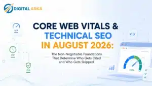 Core Web Vitals & Technical SEO in August 2026