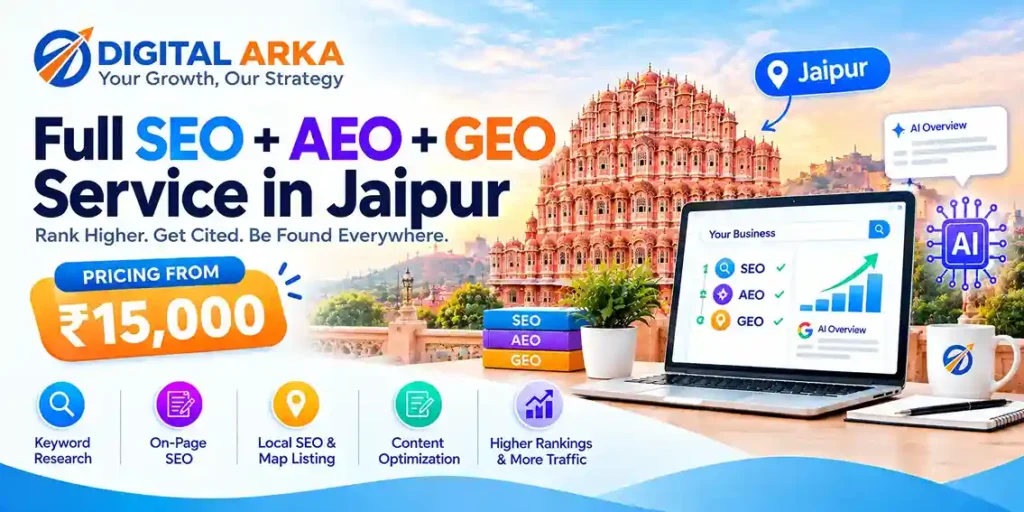 Full SEO + AEO + GEO Service in Jaipur