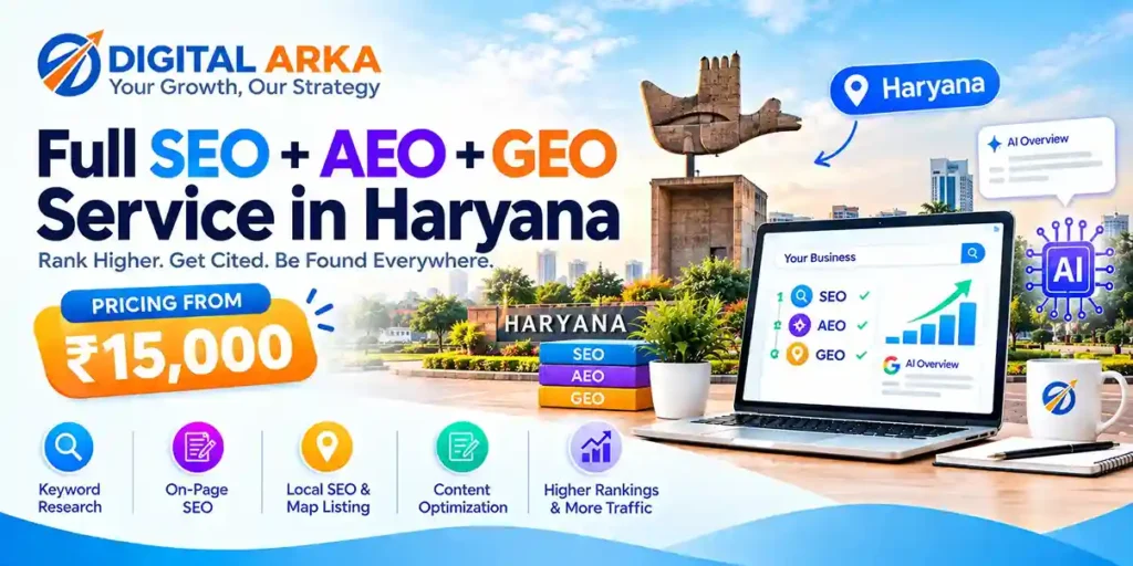 Full SEO + AEO + GEO Service in Haryana