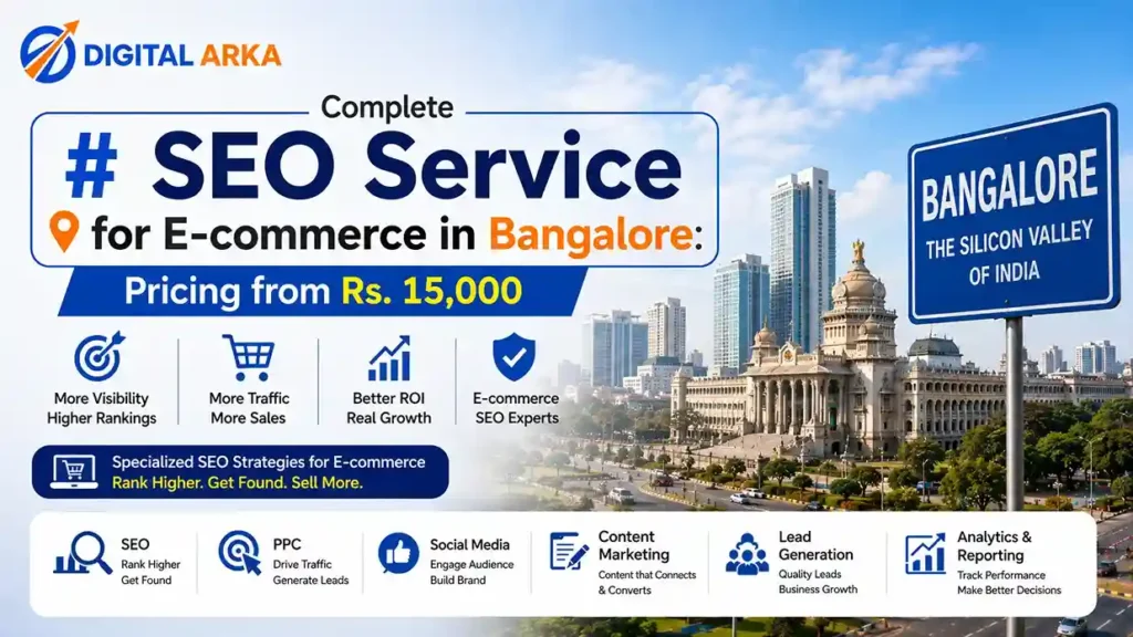 SEO Service for E-commerce in Bangalore