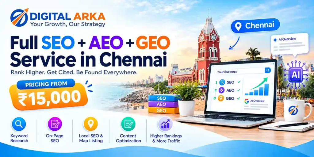 Full SEO + AEO + GEO Service in Chennai