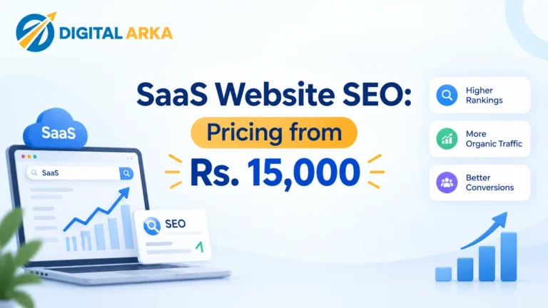 SaaS Website SEO: Pricing from Rs. 15,000