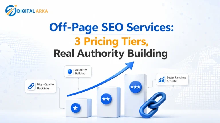 Off-Page SEO Services: 3 Pricing Tiers, Real Authority Building