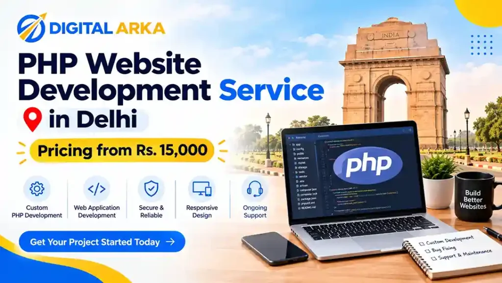 PHP Website Development Service in Delhi