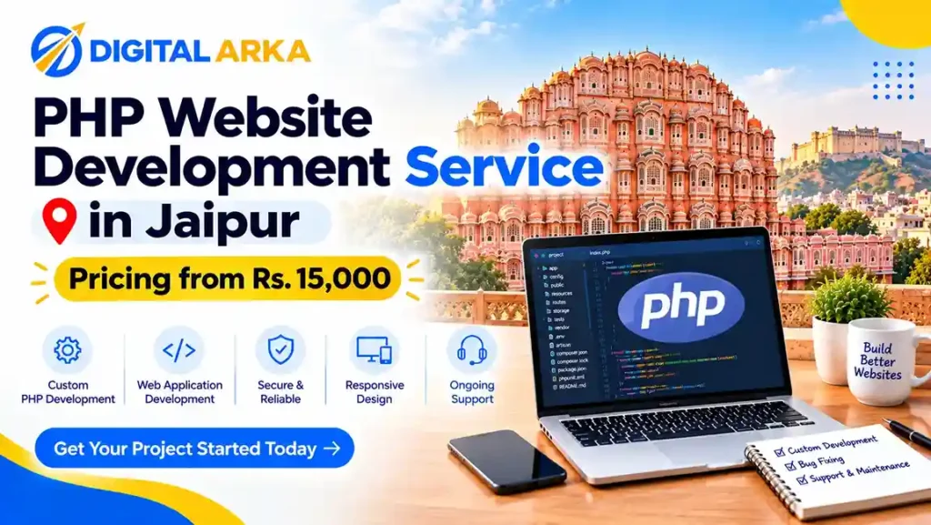 PHP Website Development Service in Jaipur