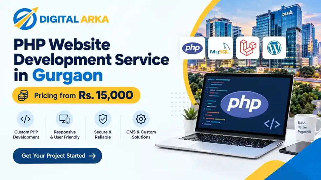 PHP Website Development Service in Gurgaon